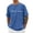 Blue, variant on Paris Letter Graphic Tees for Men Summer Short Sleeve Crewneck Casual France Paris City Travel T Shirts Streetwear