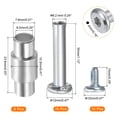 thumbnail image 2 of Uxcell 10 Pcs Inline Skate Axle Spacer Screw Replacement Roller Skate Replacement Accessories with Installation Tools, 2 of 6