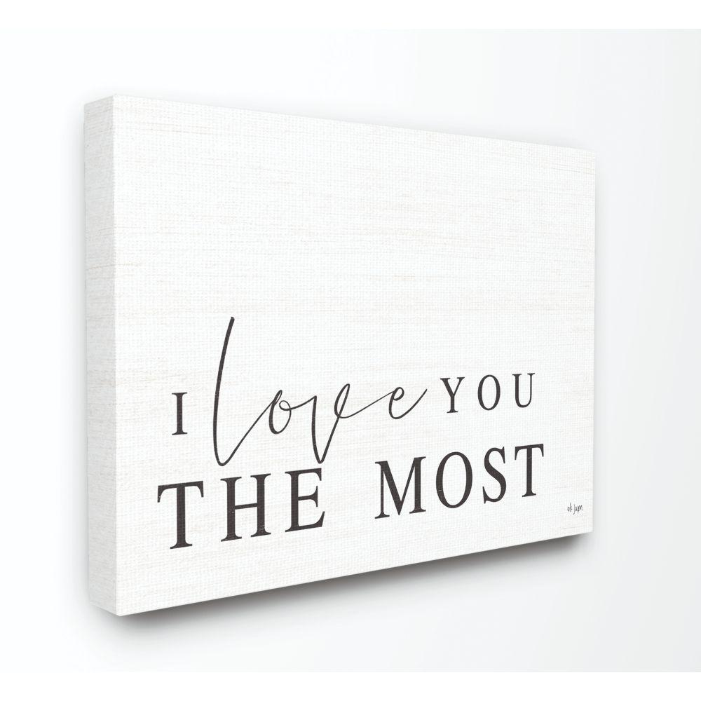 Stupell Industries Love The Most Black And White Family Word Design Canvas Wall Art By Jaxn Blvd 30 X 40 Canvas Walmart Com Walmart Com Stupell Industries Love The Most Black And White Family Word Design Canvas Wall Art By Jaxn Blvd 30 X 40 Canvas Walmart Com Walmart Com