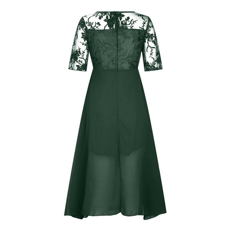 sachin and babi light blue dress Chi Chi London One Shoulder Premium Lace Asymmetric Midi Dress in Blue main image 0