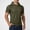 Army Green, variant on Mens Mesh Hoodies- Short Sleeve Breathable Gym Workout Quick-Dry Hooded T-Shirts Dark Gray Size XL