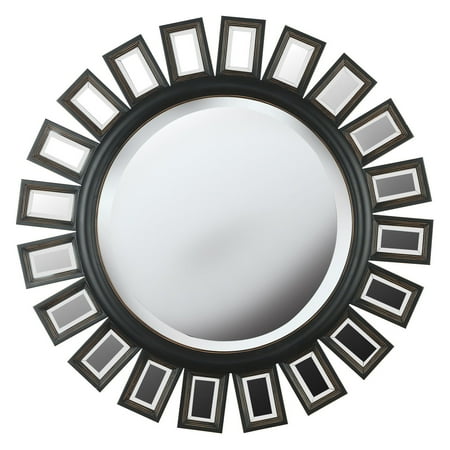 Aztec Wall Mirror - 20.5 diam. in.