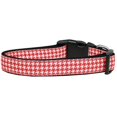 thumbnail image 1 of Red Houndstooth Nylon Cat Collar, 1 of 1