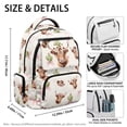 thumbnail image 5 of Bulopur Pink Highland Cow Kids Backpack for Girls, Western Cactus Print School Bag Lightweight/Breathable/Durable/Waterproof Multi-Pocket Book Bag for Kids 6-12 Back to School, 5 of 8