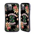 thumbnail image 1 of Head Case Designs Officially Licensed Riverdale South Side Serpents Floral Print Logo Hybrid Case Compatible with Apple iPhone 14 Pro Max, 1 of 7