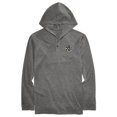thumbnail image 2 of Maui & Sons - Camiseta henley con logo de galleta para hombre, gris, grande Maui & Sons henley, 2 of 2