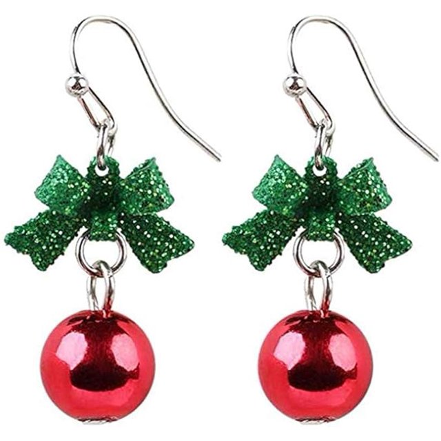 Pendientes Navideños, Pendientes de Navidad Mujer Lindas Christmas Earrings Joyas de Navidad Hermoso Pendientes Navidad para Mujeres Niñas Navidad Año Nuevo Accesorios de Estilismo
