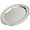 silver-1, variant on Hfppkn French Vintage Silver Small Serving Tray Oval Jewelry Storage Platter for Desserts 24.2x17.1x1.3cm