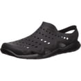 thumbnail image 1 of Zapatos Crocs Swiftwater Wave Negros Amigables con el Agua Talla 7 M, 1 of 6