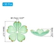 thumbnail image 2 of Uxcell 50 Pcs Gold-Plated Acrylic Cherry Blossom Flower Beads, Green Gradient, 2 of 7