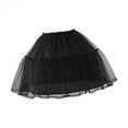 thumbnail image 5 of Women Petticoat Underskirt Puffy Tutu Skirt Mesh Fabric Adjustable Waist for Party Costume Cosplay Girls, 5 of 7