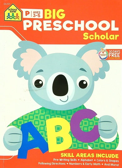 School Zone School Zoon Big Preschool Scholar (Walmart Exclusive)