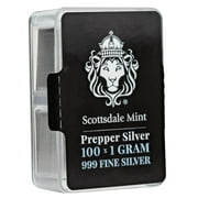 1 gram Silver Bar - Scottsdale Mint Prepper Silver .999 Fine Silver Bar