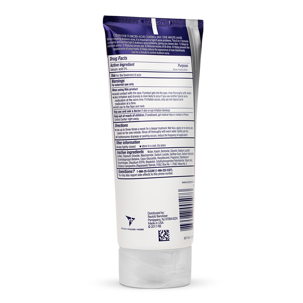Clearasil Stubborn Acne One Minute Face Mask, 6.78 oz - image 9 of 12