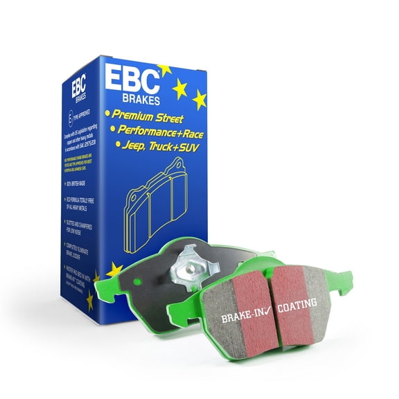 EBC 07-11 Ford Explorer Sport Trac 4.0 Greenstuff Rear Brake Pads Fits select: 2002-2005 JEEP LIBERTY, 2003-2006 JEEP WRANGLER / TJ