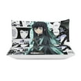 thumbnail image 4 of Demon Slayer Tokito Muichiro 3-Piece Bedding Comforter Set Bed Cover Set Soft Warm Bedding for Bedroom, Home, Hotel 102"x90", 4 of 8