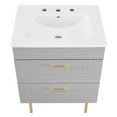 thumbnail image 6 of Modway Daybreak 24" Bathroom Vanity in Light Gray, 6 of 9