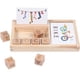 thumbnail image 4 of Recursos De Aprendizaje Juguetes De Montessori Tablero De Ortografía Mundial 8 Bloques De Cúbicos Soledad Juguetes de madera para niños en edad preescolar, 4 of 10