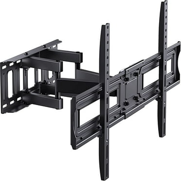 MountFTV Full Motion TV Wall Mount Bracket for 37-85 inch Flat Curved TVs, Max 600x400mm, Holds up to 110 lbs