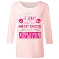 thumbnail image 4 of Fgnfyis T-Shirts pour Femmes Sensibilisation au Cancer Tee Graphique pour Usage Quotidien Décontracté Haut Col Rond Confortable avec Imprimé Inspirant pour Printemps et Été Hauts pour Femmes Rose Clair m, 4 of 4