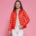26 Colors Purple Women Jackets 2023 New Spring Winter White Duck Down
