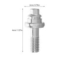 thumbnail image 2 of LEEYNEER 6pcs Car Battery Mounting Bolt Fittings 3/8 Thread Post Battery Terminal Bolt Standard Battery Side Post Extender For Car Battery, 2 of 7