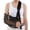 Black updated version, variant on 1 Pcs Mesh Arm Shoulder Sling, Medical Shoulder Immobilizer for Shower, Adjustable Arm Brace for Torn Rotator Cuff Injury, Right Left Arm for Men Women, Shower Sling for Elbow, Wrist, Black