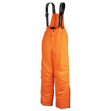 Mossy Oak Blaze Orange Youth Insulated Bib, Sizes M-2XL