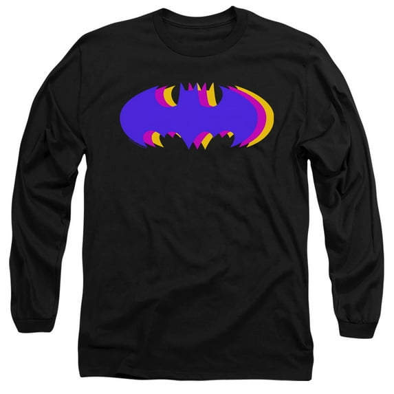 Batman - Tri Colored Symbol - Long Sleeve Shirt - XXX-Large