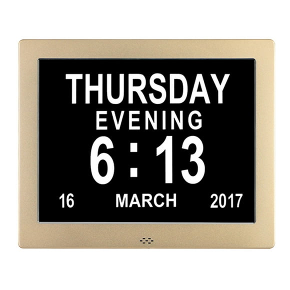 Led Dementia Digital Calendar Day Clock