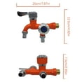 thumbnail image 3 of Toystoory Lavadora Grifo Arandela Grifo de agua Resistente a la temperatura Divisor de plástico Adaptador de desviador de válvula de lavabo Type7 NO7, 3 of 6
