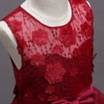 thumbnail image 6 of Esaierr Kids Girls Flower Girl Dress Girls Birthday Dress 4-16Y Big Girls' Dresses Ball Gown Birthday Dresses Cute Dresses for Teen Girls Pageant Dresses for Toddler Girls Puffy Dress, 6 of 6