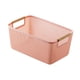 thumbnail image 4 of Cesta organizadora de almacenamiento hueca, cesta para ropa, organizador de escritorio decorativo Rosa, 4 of 9