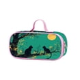 thumbnail image 1 of Trousse de Rangement en Nylon Grande Capacité Multi-Couches Imprimé Chat pour Étudiant, 1 of 7