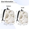 thumbnail image 3 of Yiaed Hand Drawn Goose Print Backpack, Premium Laptop Backpack, Travel Backpack for Women, Lightweight Backpacks, Comfortable Back Pack-Small, 3 of 7