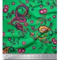 thumbnail image 1 of Soimoi Poly Georgette Fabric Floral & Paisley Decor Fabric Printed Yard 52 Inch Wide, 1 of 5