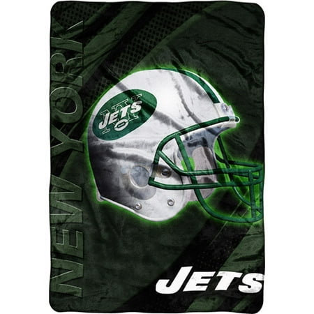 NFL New York Jets Micro Raschel Blanket