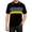 Black, variant on Mardi Gras Outfit for Men Casual Striped Polo Shirts Casual Collared Golf Shirts for Mens