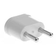 thumbnail image 3 of US to EU Euro Europe Plug Adapter 2 Round Socket Converter - White, 3 of 6