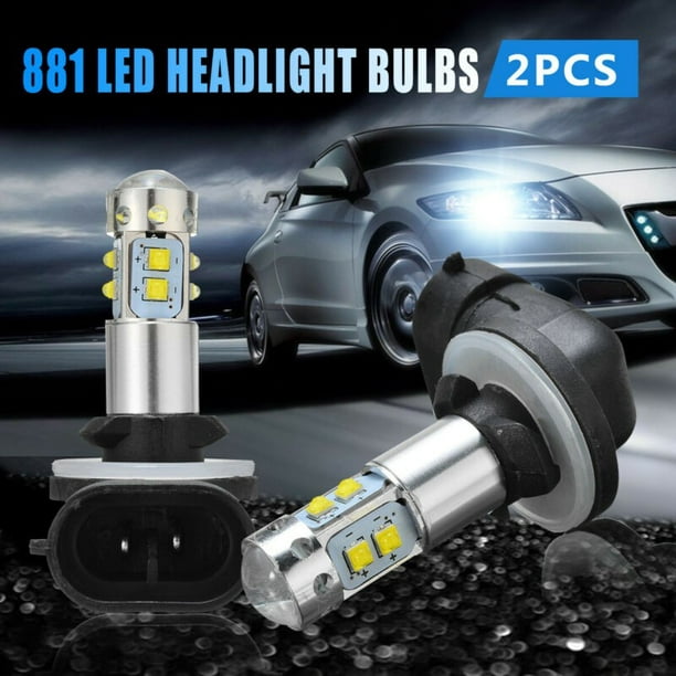 H3 100W 6000K LED Headlight Bulbs For ATV Polaris Sport 400L