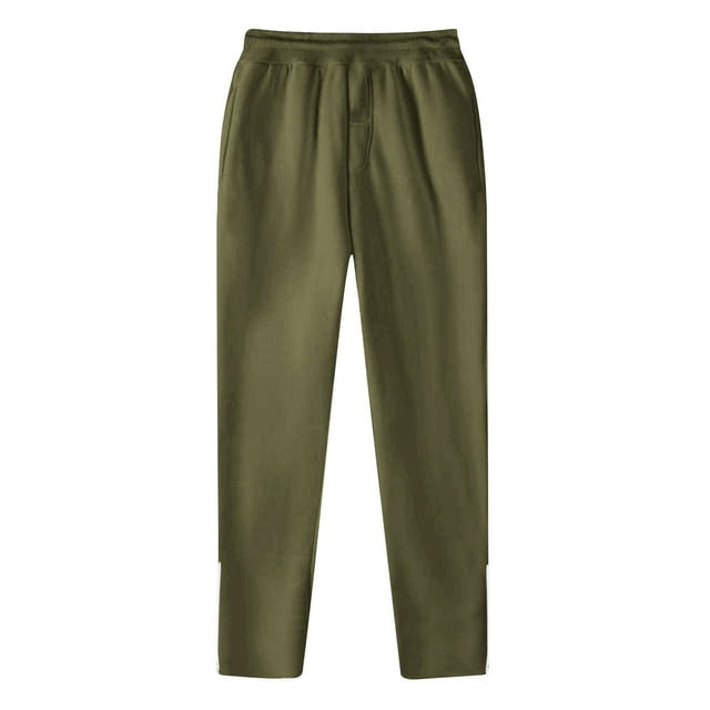Yuyuzo Womens Sweatpants Fleece Lined Solid Color Straight Leg Running Pants Workout Loose Comfy Trousers