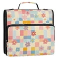 thumbnail image 5 of FORMRS Zipper Binder with Shoulder Strap 2-inch Ring 500 Sheet Capacity File Bag, Pink Floral, 5 of 5