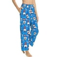 thumbnail image 3 of Kdxio Women's Comfy Stretch Gnomes in USAPrint Drawstring Pajama Pants-Medium, 3 of 9