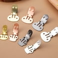 thumbnail image 5 of 36 Pcs Shoe Clips Shoe Accessories Shoe Jewelry DIY Crafts Buckles Shoe Buckles for Decorations Spring Steel Metal Material Detachable Shoe Buckle with Bow Flower Clip Spray Paint Women's Miss, 5 of 6