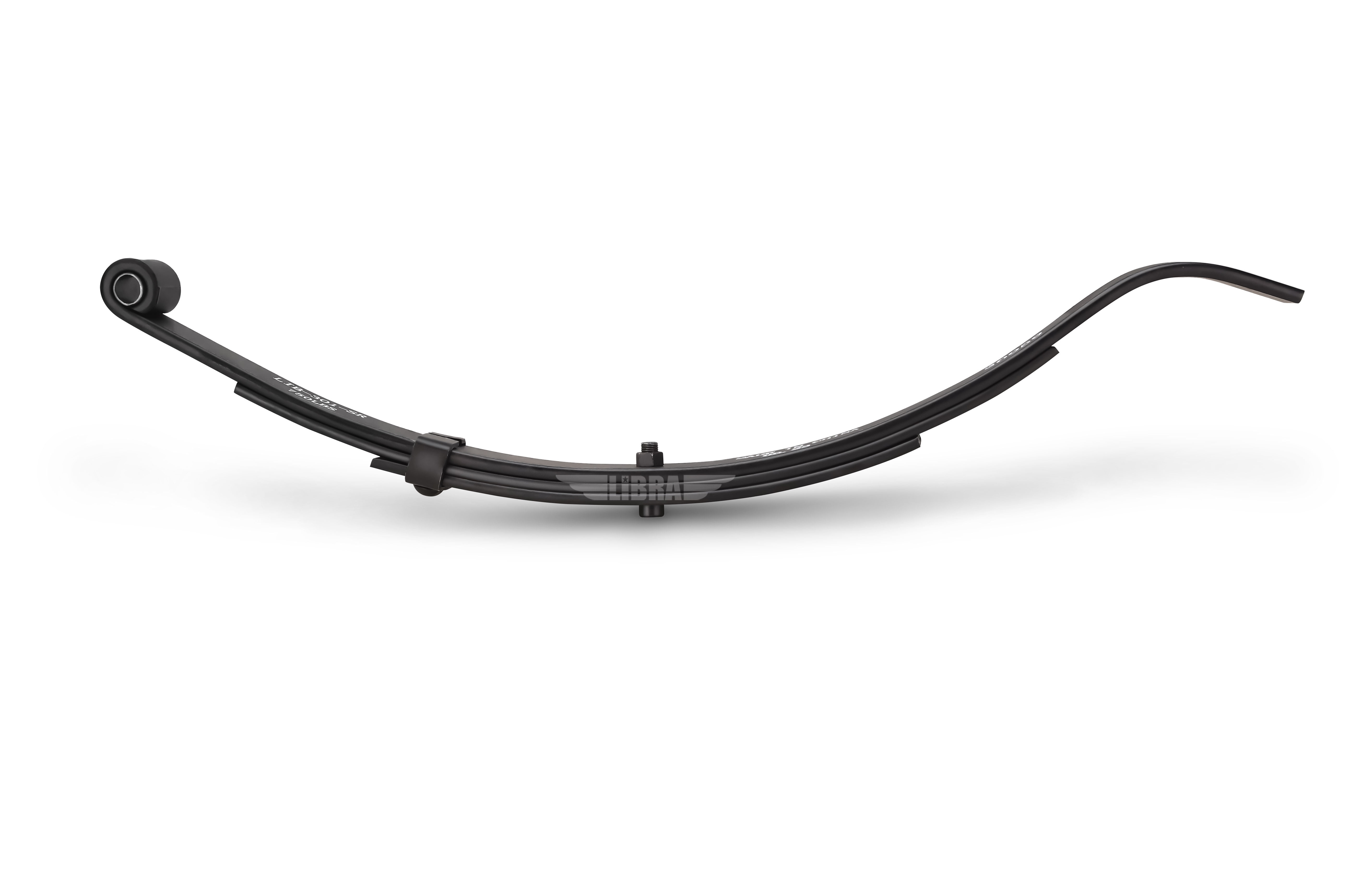 LIBRA Trailer Leaf Spring 3 Leaf Slipper 750lbs Cap for 1500lbs Axle & U Bolt Kit