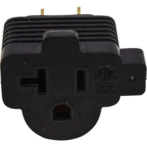 HQRP NEMA 5-15P to 5-15R/5-20R Plug Adapter 15-Amp Household Plug to 20-Amp T-Blade AC Power Converter Cable, ETL Listed