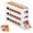 Color 197, variant on Egg Holder for Fridge, Space Saving Fridge Egg Organizer, 4 Layers Rolling Egg Dispenser Storage 30 Egg, Egg Dispenser for Refrigerator (Transparent)