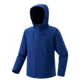 thumbnail image 4 of Veste Imperméable pour Hommes - Coupe-Vent à Capuche pour Extérieur, Manteau de Sport Chaud pour Usage Quotidien Décontracté, Imperméable pour Randonnée Camping, 4 of 4