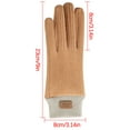thumbnail image 2 of Vikakiooze Winter Gloves Womens Windproof Wrist Warm Gloves Winter Mittens Driving Ski Glove, 2 of 4