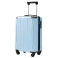 thumbnail image 5 of Euroco 3 Piece Luggage Sets,20" Hardshell Carry-On Luggage with 2 Packing Cubes,TSA Lock and Spinner Wheels,Lightweight Durable Suitcase Set for Men Women,Sky Blue, 5 of 8